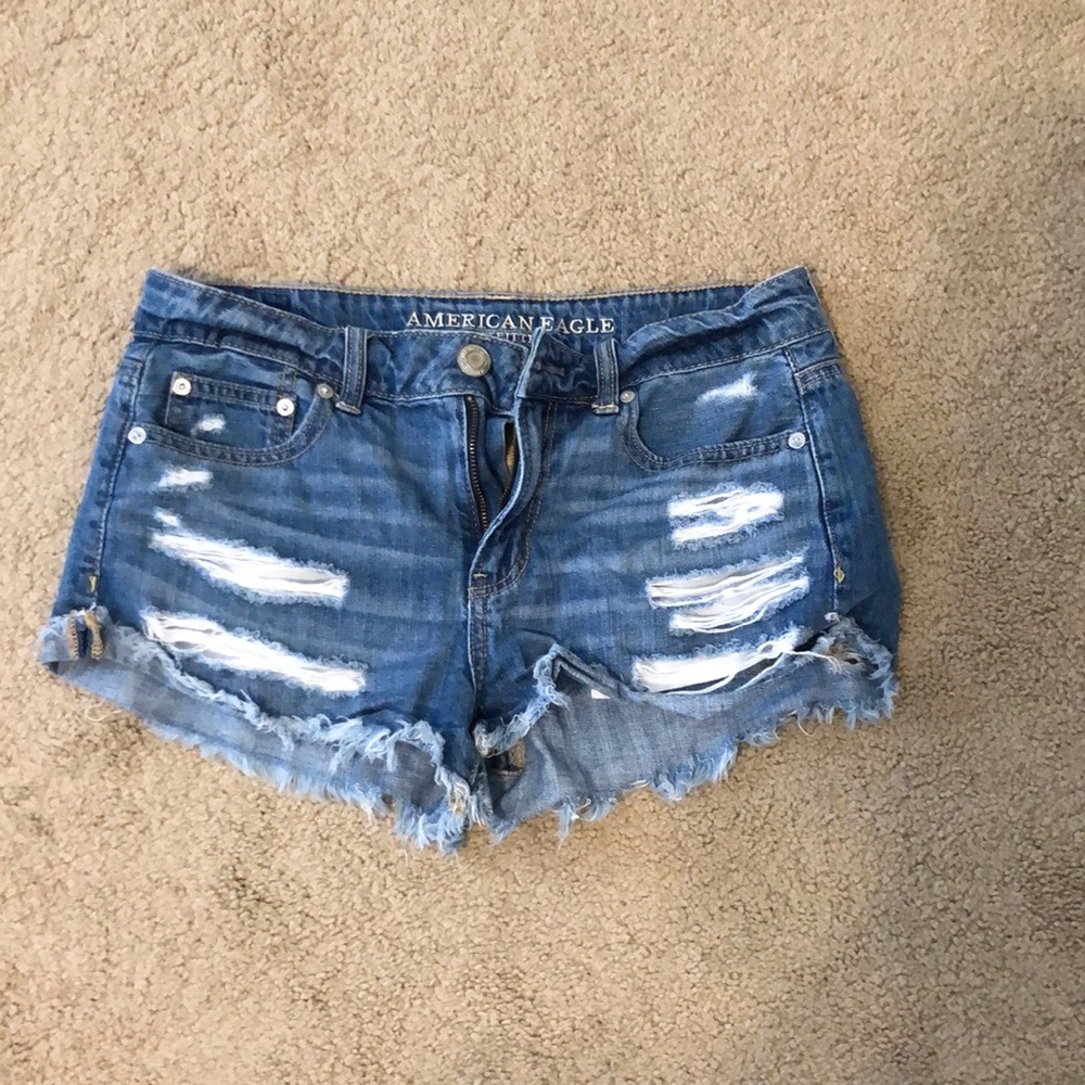 American eagle jean shorts